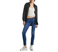 Pepe Jeans Monobottone Slim vita bassa PL204585, Jeans Donna, Blu (Denim-gx6), 25W / 32L