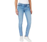Pepe Jeans Monobottone Slim vita bassa PL204585, Jeans Donna, Blu (Denim-xw3), 24W / 32L
