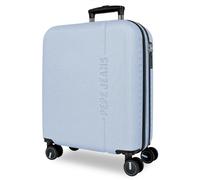 Pepe Jeans Montana Valigia da Cabina Blu 40x55x20 cm Rigido ABS Chiusura TSA Integrata 37 L 3 kg Estensibile Bagaglio a Mano