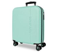 Pepe Jeans Montana Valigia da Cabina Blu 40x55x20 cm Rigido ABS Chiusura TSA Integrata 37 L 3 kg Estensibile Bagaglio a Mano