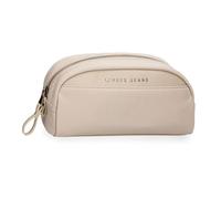 Pepe Jeans Morgan Beauty case Beige 23,5 x 11 x 7,5 cm Poliestere e PU by Joumma Bags, Beige, Taglia unica, Trousse