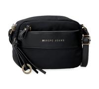 Pepe Jeans Morgan Borsa a tracolla Nero 21x14x5 cm Poliestere con dettagli in pelle sintetica by Joumma Bags, Nero, Taglia unica, Borsa a tracolla