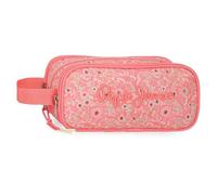 Pepe Jeans Nahid Astuccio triplo rosa 22 x 10 x 9 cm Poliestere by Joumma Bags, Rosa, 22x10x9 cms, Astuccio triplo