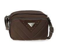 Pepe Jeans Natalie Borsa a tracolla Marrone 21,5 x 15 x 5 cm Pelle sintetica e poliestere by Joumma Bags