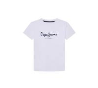 Pepe Jeans New Art NN T-Shirt, White (White), 4 Anni Bambino