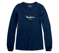 Pepe Jeans New Virginia LS, Maglia Donna, Blu (Navy 595), S