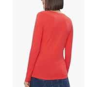 Pepe Jeans New Virginia Ls Merlot Red T-Shirt M/L Logo Donna PL505203 297
