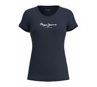 Pepe Jeans New Virginia Maglietta da Donna Slim Fit a Maniche Corte