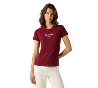 Pepe Jeans Maglietta 'Virginia' bordeaux / bianco Donna Pepe Jeans M