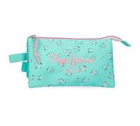Pepe Jeans Nora Astuccio triplo blu 22 x 12 x 5 cm Poliestere by Joumma Bags