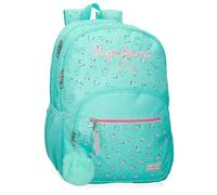 Pepe Jeans Nora Zaino Nora, Scuola, Zaino Scuola, Diverse dimensioni Nero e Rosa, Poliestere e PU, blu, Zainet