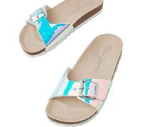Pepe Jeans Oban Mirror G, Sandali Bambine e ragazze, Viola (Grigio Iris), 32 EU