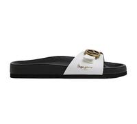 Pepe Jeans Oban Signature Plain W, Sandali piatti Donna, Bianco (bianco), 40 EU