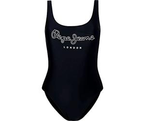 Pepe Jeans Olena, Costume intero Donna, Nero (Black),XS