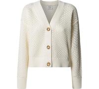 Pepe Jeans Olga Maglione Cardigan, Bianco (Mousse Bianco), S Donna