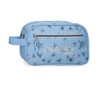 Pepe Jeans Olivia Neceser Dos Compartimentos Adaptable Blu Claro 26x16x12 cm Poliestere 4,99L di Joumma Bags