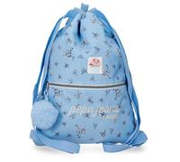 Pepe Jeans Olivia - Zaino con cerniera, blu, 35 x 46 x 0 cm, poliestere, 1,61 l, by Joumma Bags
