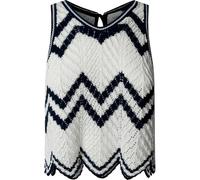 Pepe Jeans Ollie Top Maglieria, Bianco (Mousse Bianco), L Donna