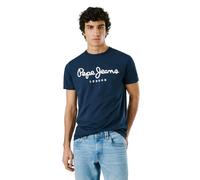 Pepe Jeans Blue Cotton Men T-Shirt - M