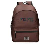 Pepe Jeans Osset Zaino, 42 cm, 22.79 liters, Marrone (Marrón)