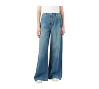 Pepe Jeans - Pantaloni Denim Gamba Larga Stile Trendy - - Jeans - Donna - Blu - W30 L32