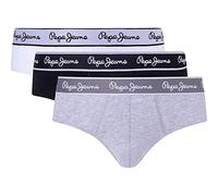 Pepe Jeans PEPE BF 3P, Slip Uomo, Grigio (Grey Marl),XXL