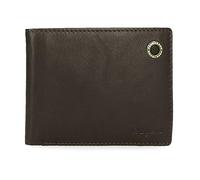 Pepe Jeans Pepe Jeans Badge Portafoglio con portamonete marrone 12,5 x 9,5 x 1 cm Pelle, marrone, Portafoglio con portamonete