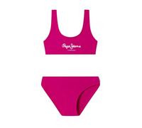 Pepe Jeans Pepe Sc Bikini Set, Rosa (Fucsia Intenso), 14 Anni Bambine e Ragazze