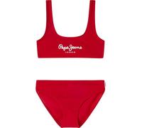 Pepe Jeans Pepe Sc Bikini Set, Rosso (Rosso), 6 Anni Bambine e Ragazze