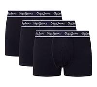Boxer Pepe Jeans Logo Elastic nero puro (3 unità) - M