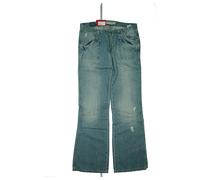 Pepe Jeans Piccadilly Bootcut Pantaloni Destroyed Flare 38 W30 L32 Nuovo
