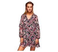 Pepe Jeans Pitu, Vestito Donna, Multicolore (Multi),S