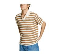 Pepe Jeans - Polo a Righe in Maglia - - Tops - Uomo - Beige - M