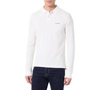 Pepe Jeans Polo da Uomo M Basic Long Polo Bianco (Mousse-Weiß), S, Bianco (Mousse-Bianco), S