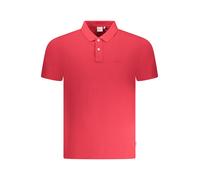 Pepe Jeans, ,Tops ,Uomo ,Rosso ,M Polo in Cotone Rosso con Logo
