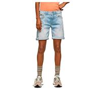Pepe Jeans Poppy, Pantalocini Denim Donna, Blu (Denim-PE6),28W