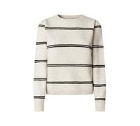 Pepe Jeans Carmela Stripe Sweater Beige XS Donna