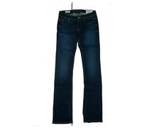 Pepe Jeans Qualye Stretch Pantaloni Bootcut Regular Fit W27 L34 Blu Scuro NUOVO