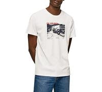 Pepe Jeans Rahmon, T-Shirt Uomo, Bianco (White),S
