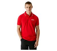 Pepe Jeans Tipped Logo Polo, Rosso (Rosso Marte), XS Uomo