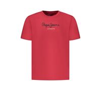 Pepe Jeans Red Cotton Men T-Shirt - L