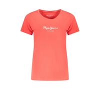 Pepe Jeans Red Cotton Women T-Shirt - XS