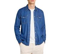 Pepe Jeans Regular Shirt PM308586 Camicia in Jeans, Blu (Denim-HT8), XS Uomo