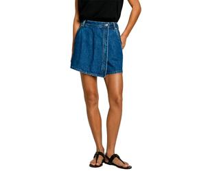 Pepe Jeans Regular Skort HW Pantaloncini, Blu (Denim-Id3), 29W Donna