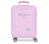 Pepe Jeans Renata Valigia da cabina rosa 38 x 55 x 20 cm Rigido 2 kg Chiusura a combinazione laterale ABS 2 kg 35 l Bags by Joumma Bags, Rosa, Taglia unica, Valigia cabina
