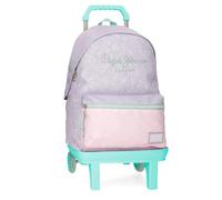 Pepe Jeans Renata Zaino scolastico per bambini School Backpack realizzato in poliestere, spallacci larghi e regolabili che si adattano, tasca frontale. Da Joumma Bags