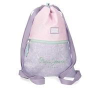 Pepe Jeans Renata Zaino scuola zaino per bambini realizzato in poliestere, spalline larghe e regolabili che si adattano, tasca frontale. Joumma Bags, Viola, Taglia unica, Zaino sacco