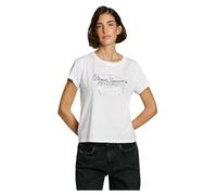 Pepe Jeans Rosabella T-Shirt, Bianco, L Donna