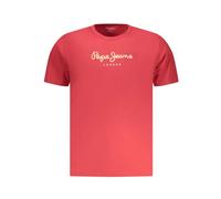 Pepe Jeans - Rosso Cotton T-Shirt - -Tops -Uomo -Rosso -XL