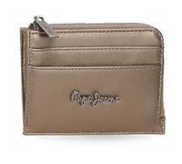 Pepe Jeans Ruby Portafoglio con Porta carte di credito Beige 11,5 x 8 x 1,5 cm Poliestere e PU 0,14 L by Joumma Bags, Beige, Taglia unica, Portafoglio con porta carte di credito